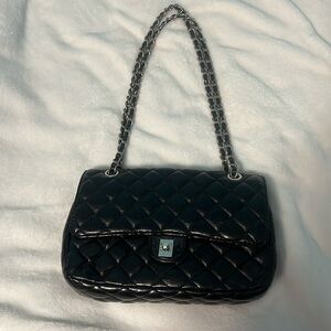 Quilted Black Crossbody Bag